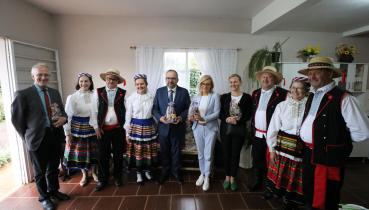 Caminhos Poloneses Resgatando a História recepciona  Delegação Polonesa  visita Áurea para Projeto Prioritário de 2023